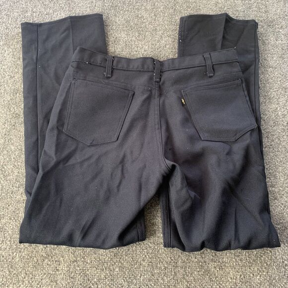 VTG Levi’s 10517 Blue Dacron 520 Gold & Black Tab Pants 70s Scoville Mens 34x32 - Picture 3 of 16